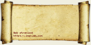 Jovana Perović vizit kartica